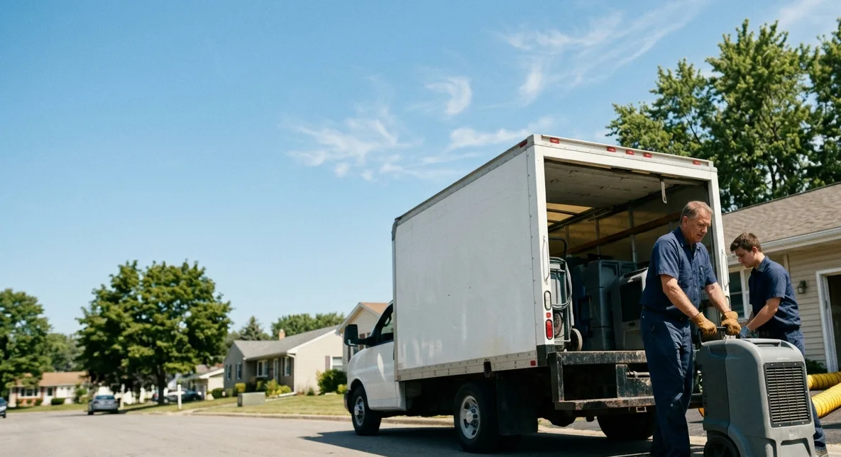 Water Damage Cleanup in South Amana, IA near me